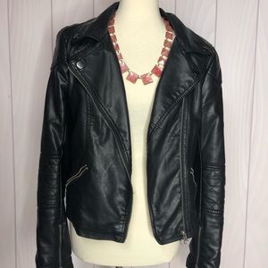 LA hearts Pacsun leather jacket